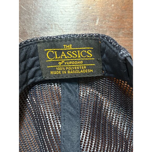 KC Honey Trucker Snapback Hat Navy White Classic Yupoong Mesh Cap Baseball - Picture 6 of 6